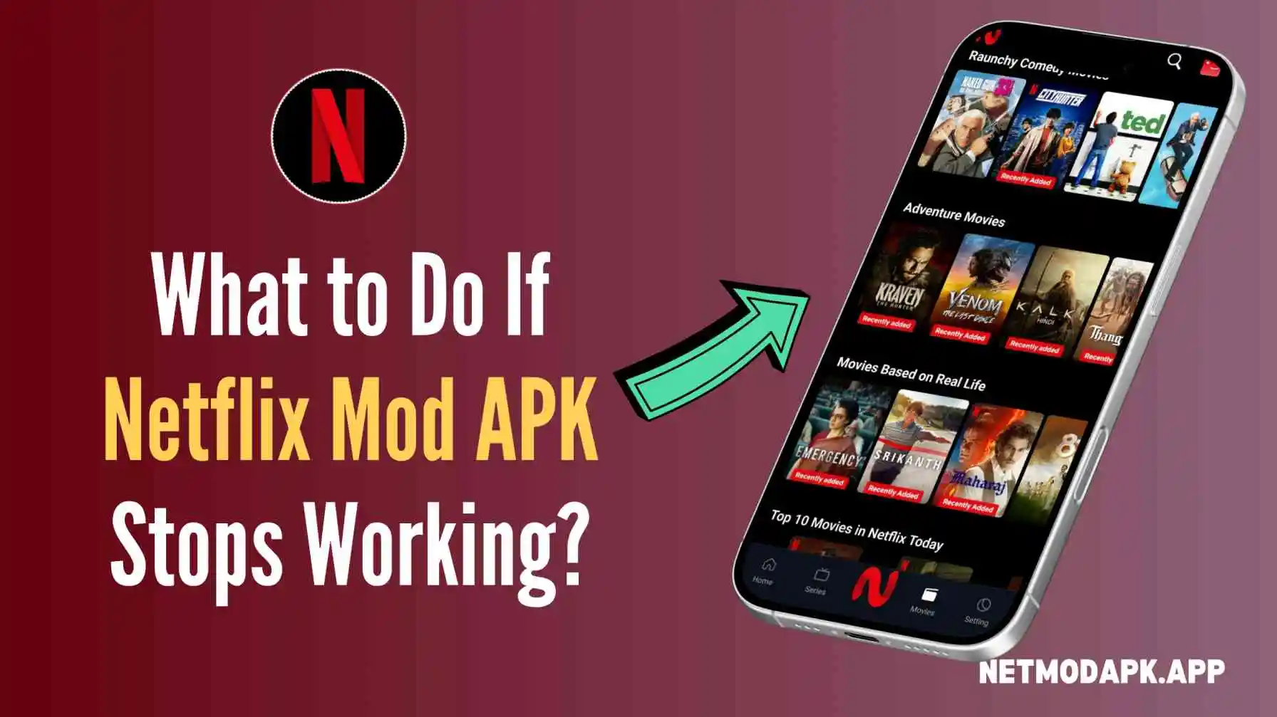 What to Do If Netflix Mod APK Stops Working